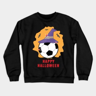 Happy Football / Soccer Halloween - Funny Crewneck Sweatshirt